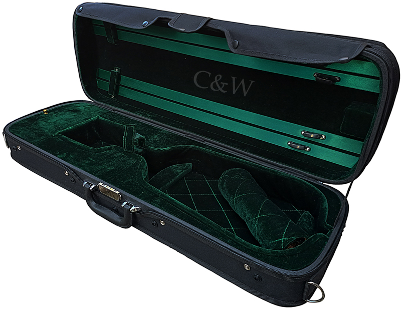 Concertante Violin Case (black/green)