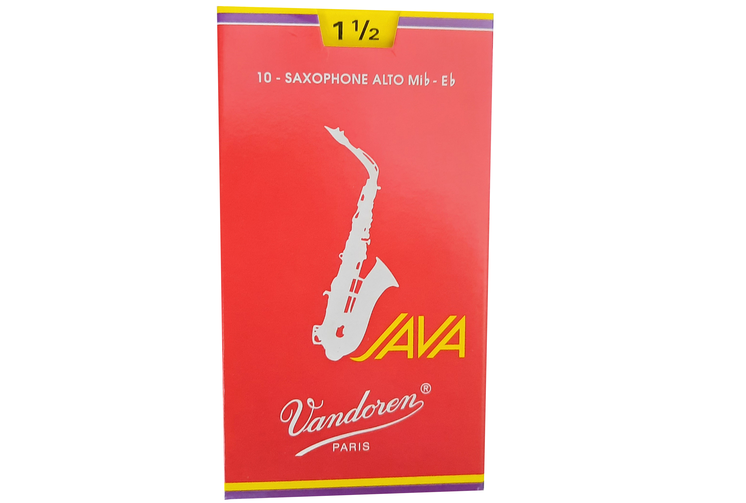 Vandoren Java Red Alto Sax Reeds no2.5